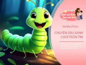 Truyện cổ tích: Sâu xanh chơi trốn tìm