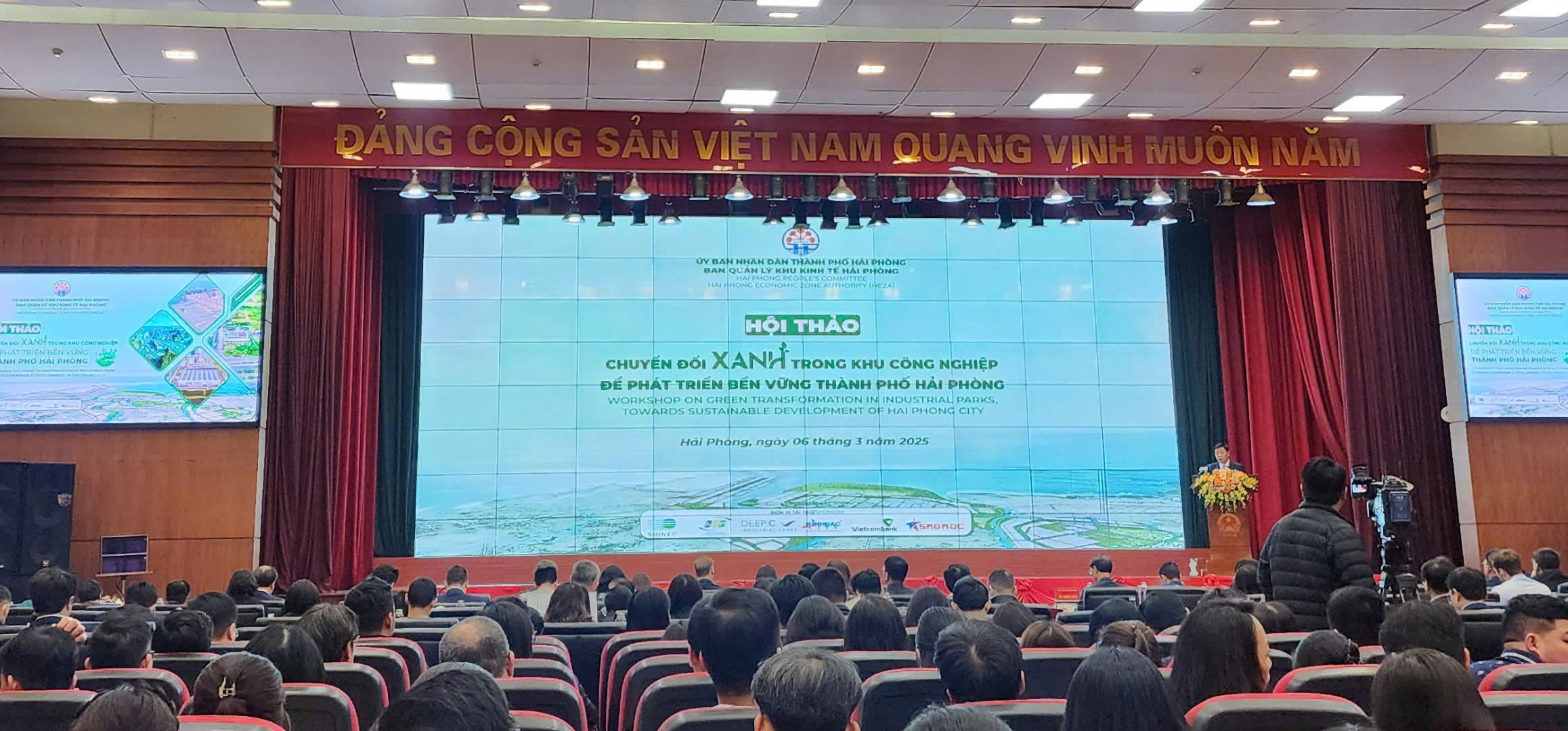 Hải Phòng: Hội thảo chuyển đổi xanh trong khu công nghiệp phát triển bền vững năm 2025 - 2