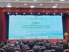 Hải Phòng: Hội thảo chuyển đổi xanh trong khu công nghiệp phát triển bền vững năm 2025