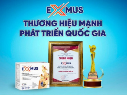 Thông tin doanh nghiệp - Protein Exmus &quot;Thương hiệu mạnh phát triển quốc gia&quot; dành cho người tiểu đường, mỡ máu