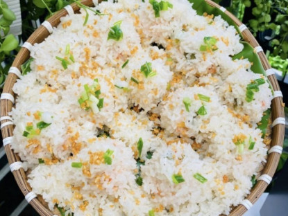 Ẩm thực - Xôi viên tôm thịt, món ngon lạ miệng đủ chất cho bữa sáng