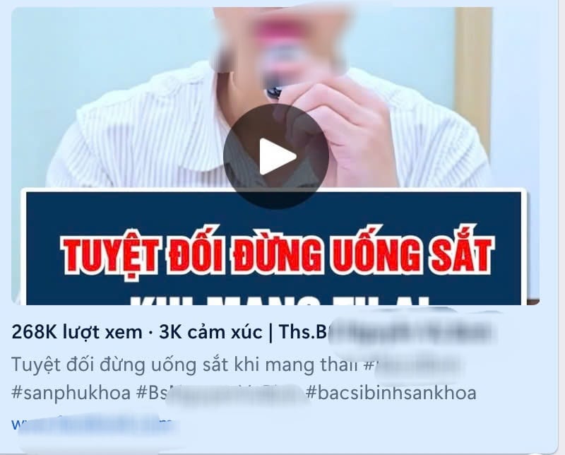 Hoang mang thông tin bà bầu bổ sung sắt bị tiểu đường, gây mất tim thai: Bác sĩ nói gì? - 1