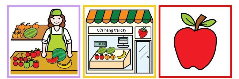 Dạy trẻ 3-5 tuổi phát triển tư duy bằng trò chơi phân loại cửa hàng, người bán và sản phẩm - 2