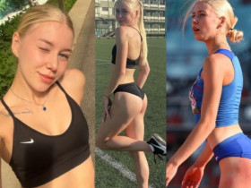 Vạn người mê mỹ nhân điền kinh Nga, cô gái đẹp như 