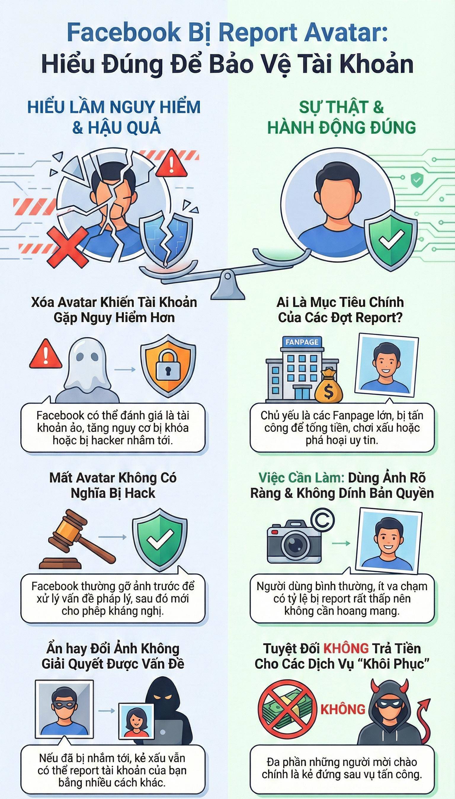 Chuyên gia Chống lừa đảo: "Gỡ ảnh đại diện, ảnh bìa không quyết định việc bị report" - 2