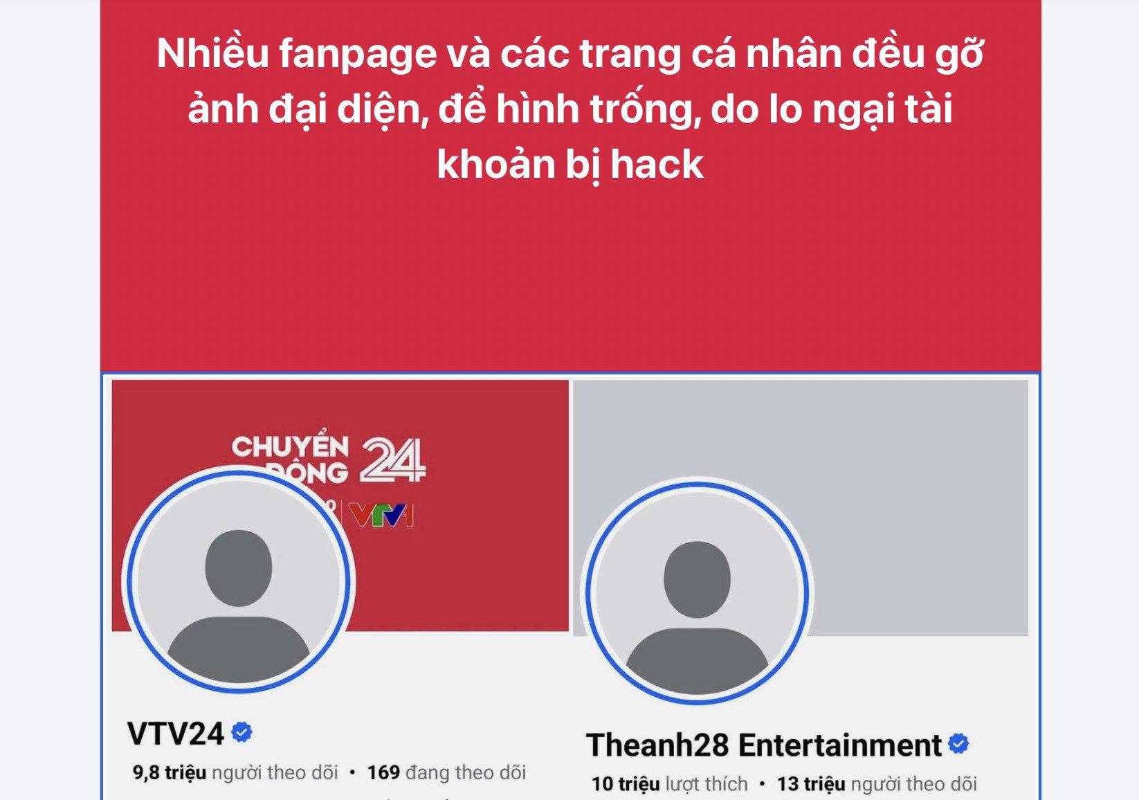 Vụ loạt fanpage không ảnh đại diện, ảnh bìa: Facebook chính thức lên tiếng - 2