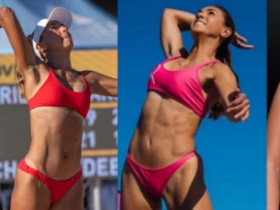 Người đẹp bóng chuyền Chacon mặc bikini, 