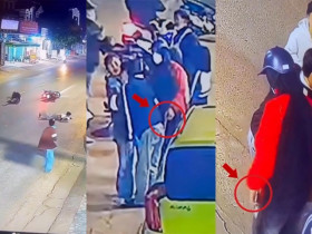Clip: Giả vờ giúp người bị ngã, tên trộm tinh quái lục túi nạn nhân “khéo léo”
