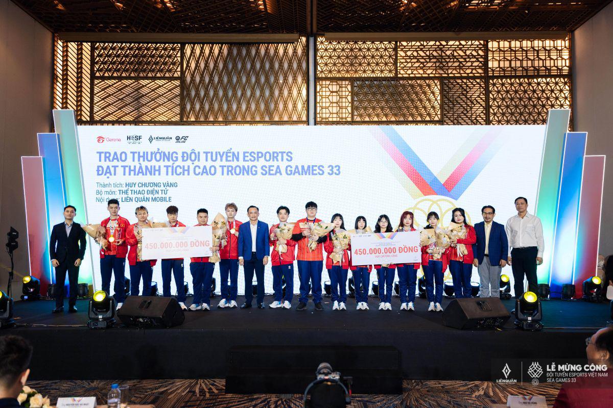 Thưởng hơn 1 tỷ đồng đội tuyển Liên Quân Mobile, FC Online tại SEA Games 33 - 1