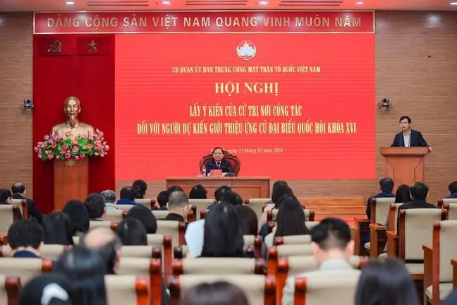 Cơ quan Ủy ban Trung ương MTTQ Việt Nam lấy ý kiến cử tri giới thiệu người ứng cử đại biểu Quốc hội khóa XVI - 3