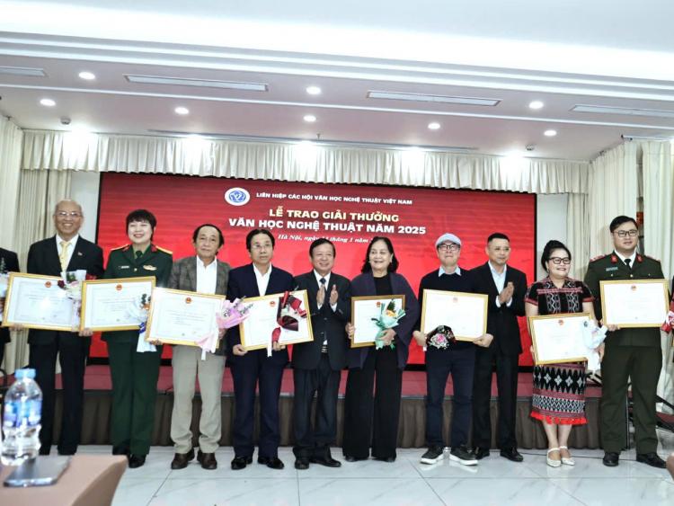 Giải thưởng Văn học nghệ thuật năm 2025 vinh danh 85 tác phẩm xuất sắc