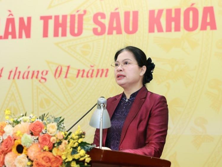 Bà Hà Thị Nga được giới thiệu giữ chức Phó Chủ tịch-Tổng Thư ký UBTƯ MTTQ Việt Nam