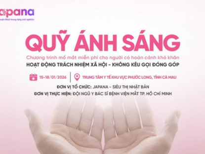 Thông tin doanh nghiệp - Japana minh bạch Quỹ Ánh Sáng – phối hợp Bệnh viện mắt TP.HCM mổ mắt miễn phí cho người có hoàn cảnh khó khăn