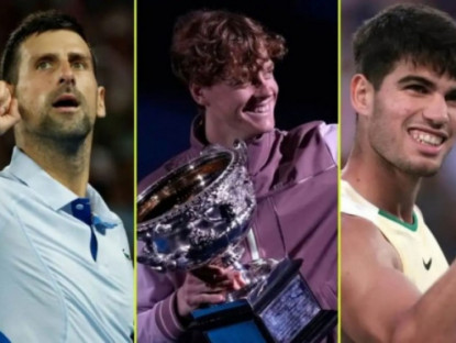 Thể thao - Alcaraz có lợi thế lớn vượt Sinner - Djokovic, tạo lịch sử ở Australian Open 2026