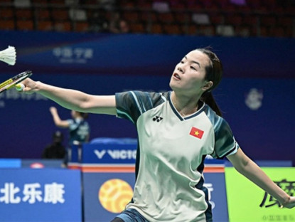 Thể thao - Hoa khôi cầu lông Thùy Linh ngược dòng thắng cựu vô địch thế giới tại giải đấu tiền tỷ