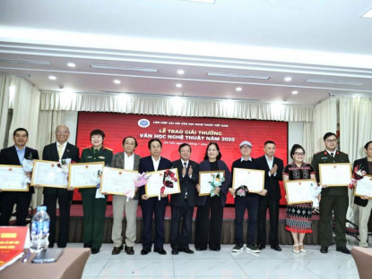 Tin Tức - Giải thưởng Văn học nghệ thuật năm 2025 vinh danh 85 tác phẩm xuất sắc