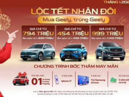 Thông tin doanh nghiệp - Geely Việt Nam tung “Lộc Tết nhân đôi”, chạm mốc 52 đại lý toàn quốc