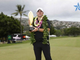 Gotterup từng đánh bại McIlroy, đăng quang sự kiện mở màn mùa giải PGA Tour 2026