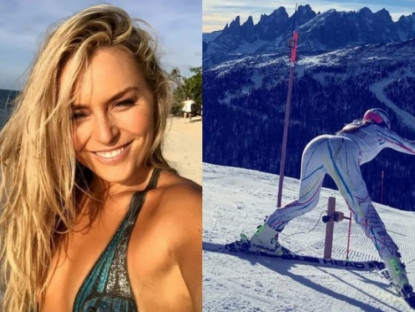 Thể thao - "Nữ hoàng" Olympic đăng ảnh "không vải che thân" đu theo trào lưu mạng xã hội