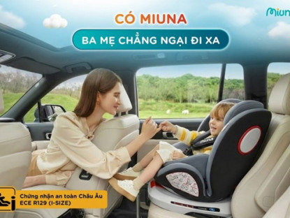 Thông tin doanh nghiệp - MIUNA – Thương hiệu ghế an toàn cho trẻ em trên ô tô đồng hành cùng bé trên mọi hành trình