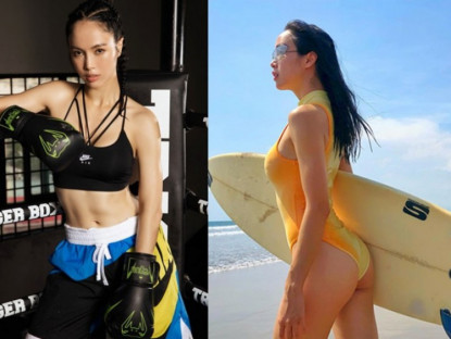 Thể thao - Hot girl gymer lo U23 VN phải đá hiệp phụ, người đẹp Vũ Ngọc Anh ví Đình Bắc như Ronaldo