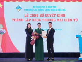 Vi Ngọc Lan chính thức nhận chức Trưởng khoa TMĐT - Trường Cao đẳng Công Nghệ Bắc Hà