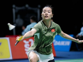 Hoa khôi cầu lông Thùy Linh cứu 3 set point ấn tượng, vào tứ kết Indonesia Masters tiền tỷ