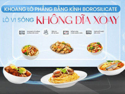 Nhịp cầu doanh nghiệp - Sharp ra mắt lò vi sóng không đĩa xoay mới: mở không gian, nấu dễ dàng