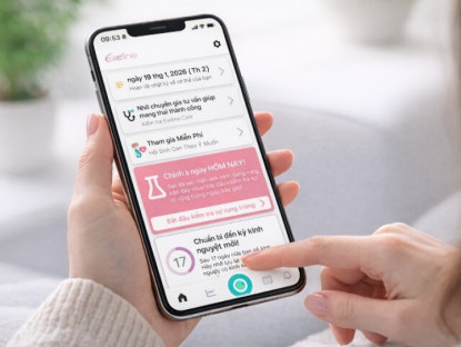 Nhịp cầu doanh nghiệp - App tính ngày rụng trứng miễn phí Eveline - giúp nắm bắt thời điểm "vàng" đón con yêu