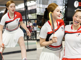 Ca sĩ Bảo Thy, tay vợt Lý Hoàng Nam vô địch giải pickleball toàn cao thủ