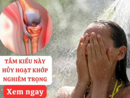 Thông tin doanh nghiệp - Cảnh báo thói quen tắm sai cách vào mùa đông cực nguy hiểm cho xương khớp