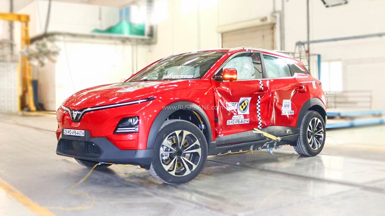 VinFast VF7 và VF6 đạt chuẩn an toàn cao nhất tại Ấn Độ - 4