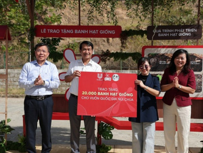 Thông tin doanh nghiệp - Cùng OMO mang “lộc xanh” đến Vườn quốc gia Núi Chúa - Phước Bình