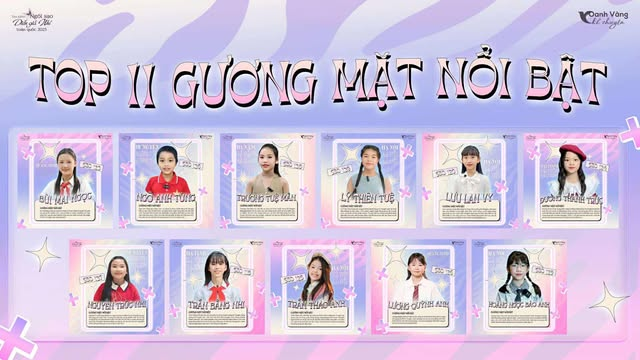 Oanh vàng kể chuyện 2025: Chính thức lộ diện top 11 thí sinh xuất sắc bước vào vòng bán kết - 2