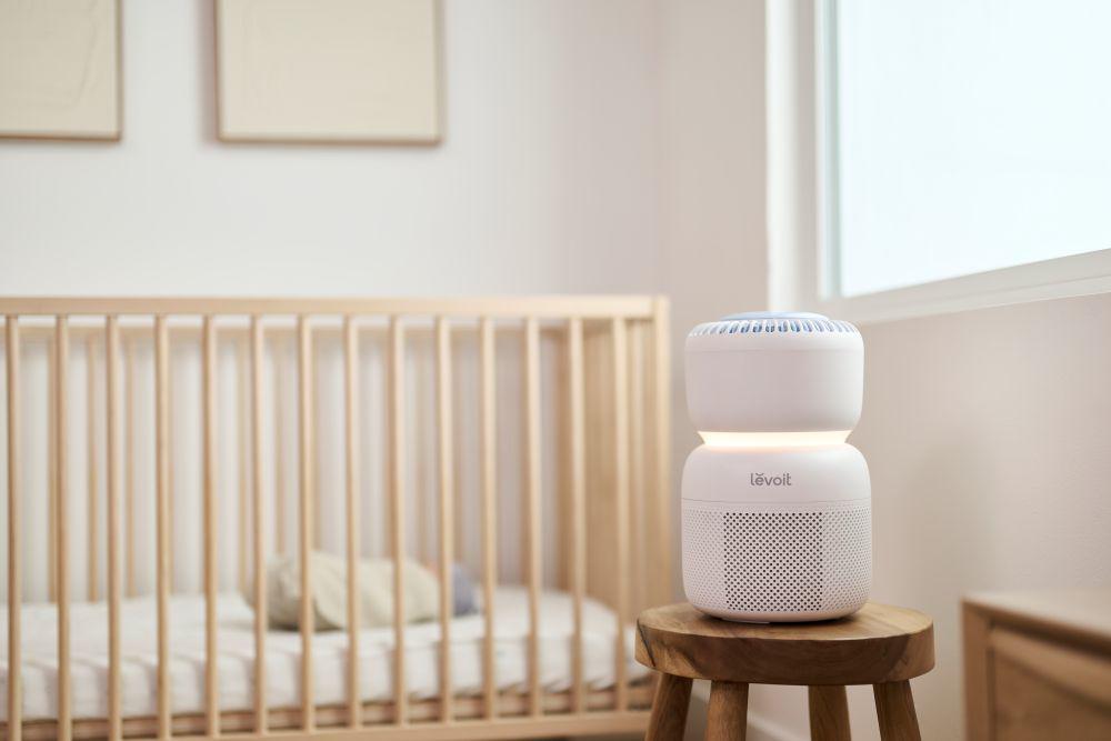 Máy lọc không khí đầu tiên dành dành cho trẻ sơ sinh, tích hợp tiếng ồn trắng - 1