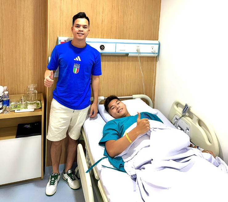 Hiểu Minh U23 Việt Nam phẫu thuật thành công, dự kiến nghỉ mấy tháng? - 1
