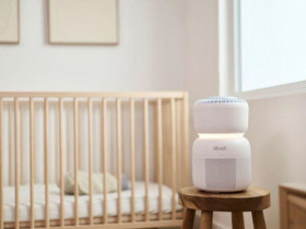Máy lọc không khí đầu tiên dành cho trẻ sơ sinh, tích hợp tiếng ồn trắng