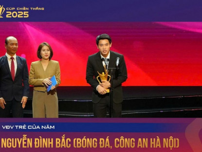 Thể thao - Trao giải "Oscar thể thao Việt Nam": Thu Vinh nhận giải danh giá, Đình Bắc được vinh danh