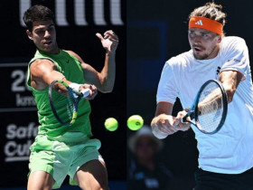 Trực tiếp tennis Alcaraz - Zverev: Break point định đoạt vé chung kết (Australian Open) (Kết thúc)