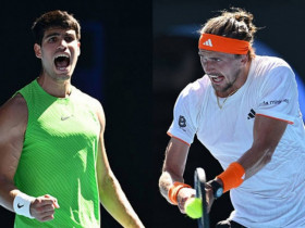 Video tennis Alcaraz - Zverev: 5 set điên rồ, đoạt vé chung kết ngạo nghễ (Australian Open)
