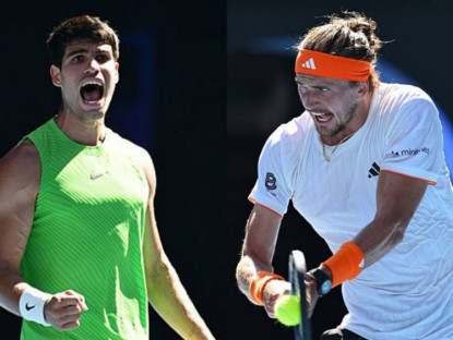 Thể thao - Video tennis Alcaraz - Zverev: 2 set bản lĩnh (Australian Open)