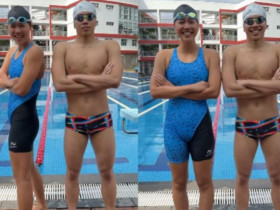 Ánh Viên bơi thắng em trai Quang Thuấn, fan phát hiện cô chị 