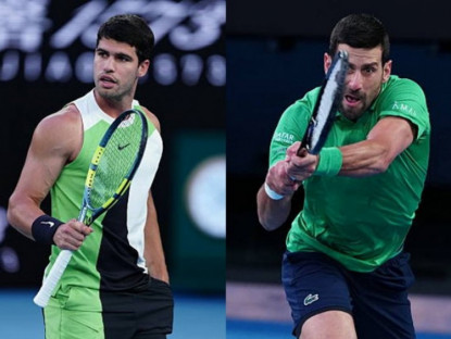 Thể thao - Trực tiếp tennis Alcaraz - Djokovic: Set 3 giằng co căng thẳng (CK Australian Open)