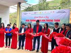 LineaBon D3K2 chung tay khánh thành điểm trường mầm non Phiêng Thẳm