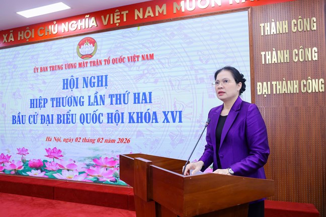 Hội nghị hiệp thương lần thứ hai: 100% đại biểu thống nhất với danh sách 217 người ở Trung ương được giới thiệu ứng cử đại biểu Quốc hội khóa XVI - 5