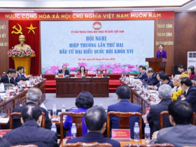 Hội nghị hiệp thương lần thứ hai: 100% đại biểu thống nhất với danh sách 217 người ở Trung ương được giới thiệu ứng cử đại biểu Quốc hội khóa XVI