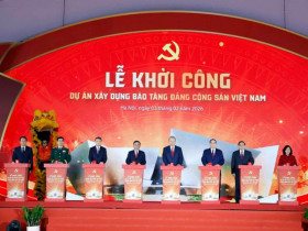 Tổng Bí thư Tô Lâm dự lễ khởi công xây dựng Bảo tàng Đảng Cộng sản Việt Nam