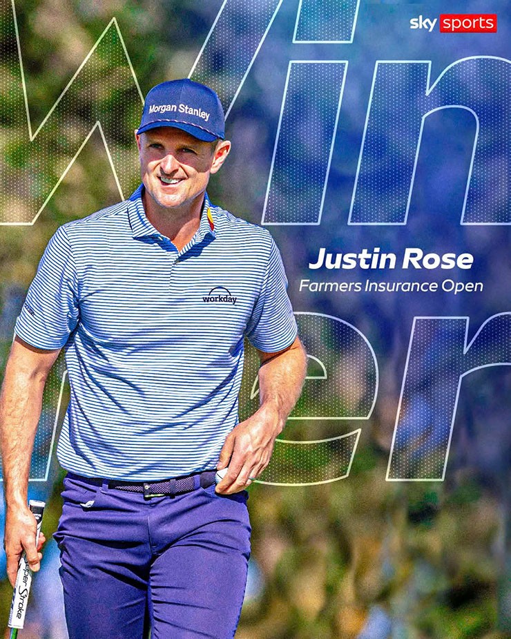 “Gừng càng già càng cay”, Justin Rose lập kỷ lục tại Farmers Insurance & chiến thắng Wire to Wire - 1