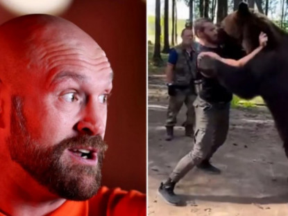 Thể thao - "Vua giang hồ" Fury đấu võ sĩ cao 1m98, "Ác nhân" chuyên vật nhau với gấu xám