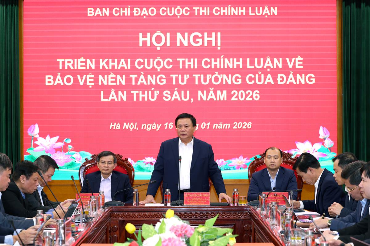Triển khai “Cuộc thi chính luận về bảo vệ nền tảng tư tưởng của Đảng lần thứ Sáu, năm 2026” - 1